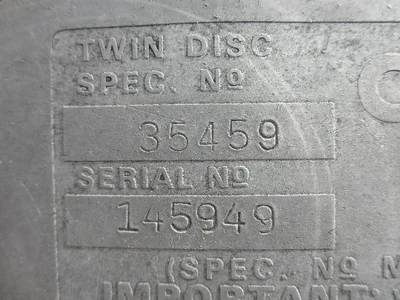 USED TWIN DISC 2N-6965