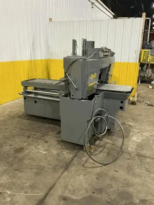 12" X 12" HYD-MECH MODEL #H-12A AUTOMATIC FEED HORIZONTAL SAW PLC-100 CONTROLS & NESTING: STOCK #23723