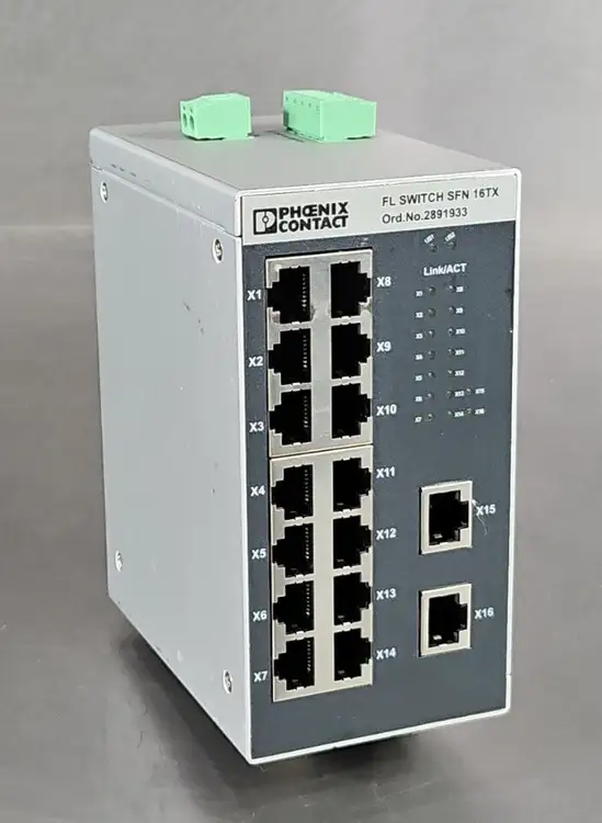 Used Phoenix Contact PHOENIX SFN 16TX 2891933 PLC Processors | Palmetto Automation #1151808