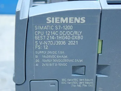 New | in-Stock SIEMENS 6ES72141HG400XB0 PLC Processors Ohio US | HGR 24 #1070221