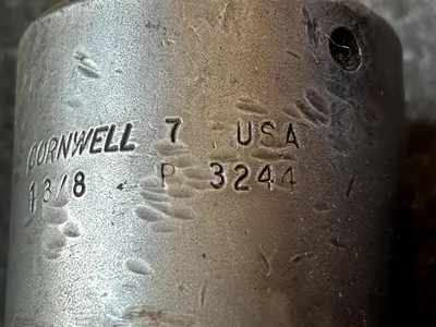 CORNWELL TOOLS P3244 - 1-3/8" SOCKET 1/2" DRIVE 6 POINT MADE IN USA TOOL