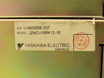 Yaskawa JZNCU-MRK12-1E Chassis Machine Axis Motion Control Boards Modules