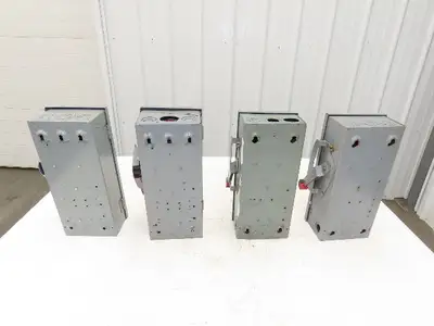 Square D H361 Safety Disconnect Switch Fusible 30A 600VAC 3P Lot Of 4