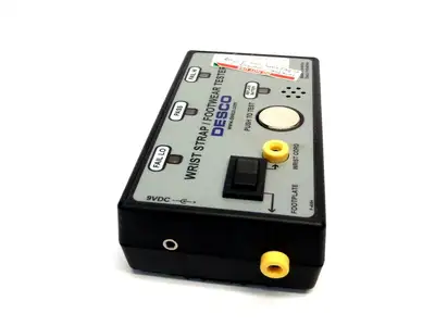 Used DESCO COMBO WRIST STRAP FOOTWEAR TESTER 9VDC Misc Industrial Equipment | Maverick Industrial Sales #1115465