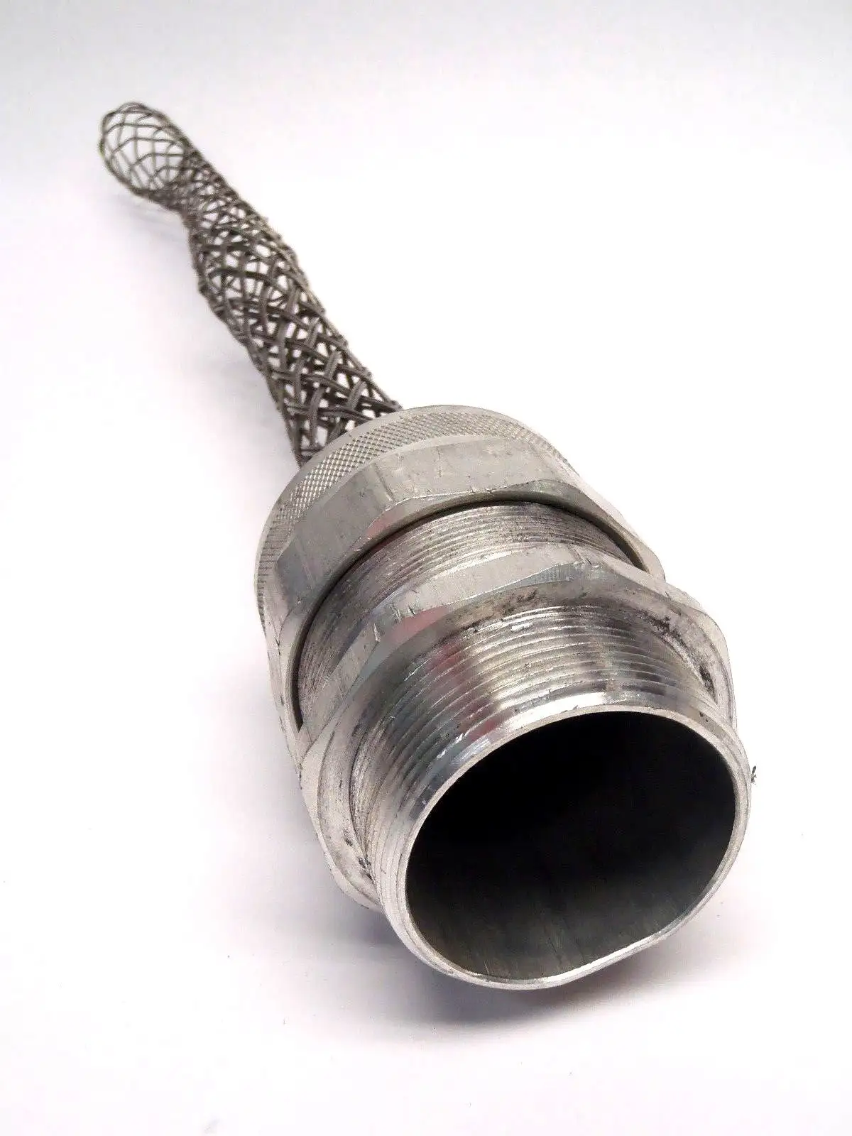 Used Remke Cord Grip Aluminum 1-1/2" NPT Cable Range 1.438 - 1.562 w/ Mesh Misc Electrical & Power Parts Michigan US | Maverick Industrial Sales #1390883