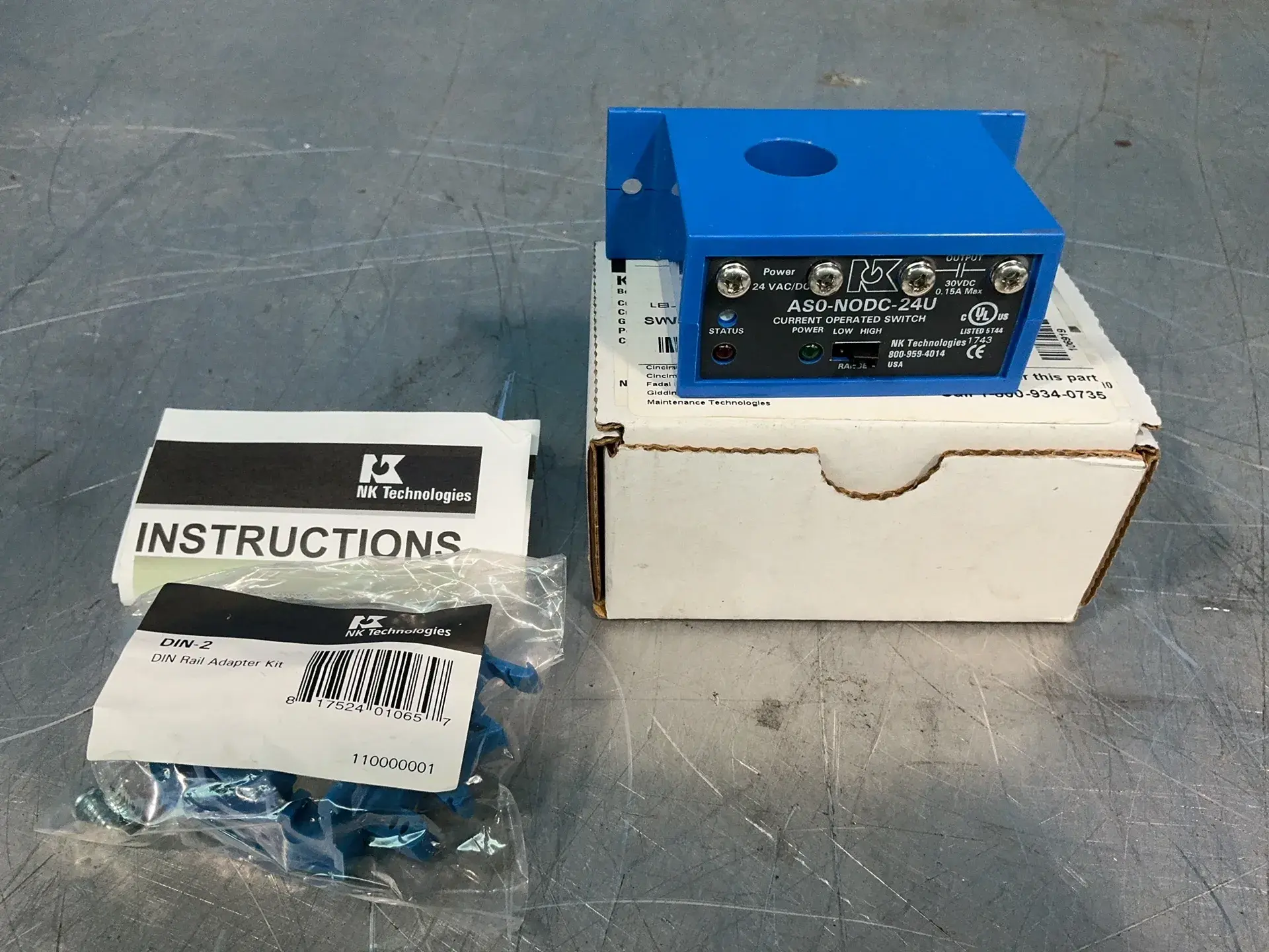 Used NK TECHNOLOGIES AS0NODC24U Relays & Switches Ohio US | HGR 24 #1357308