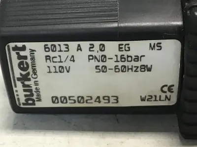 USED BURKERT 502493 6013