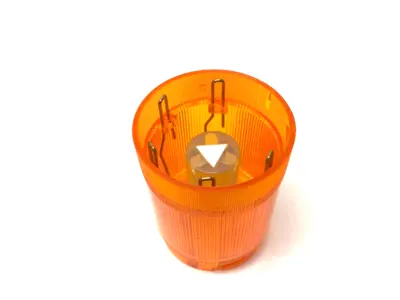 USED SIEMENS 50MM STEADY-LIGHT ELEMENT YELLOW 12-230V AC/DC