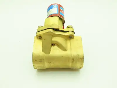 Skinner Lancer 2LG2LBJ7125 Brass Solenoid Valve 2-Way NC 120V 125 PSI 1-1/4" NPT