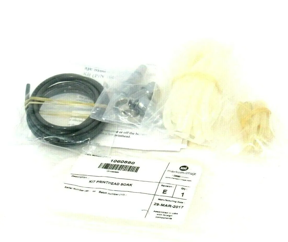 NEW MARKEM IMAJE 1060880 PRINTHEAD SOAK KIT