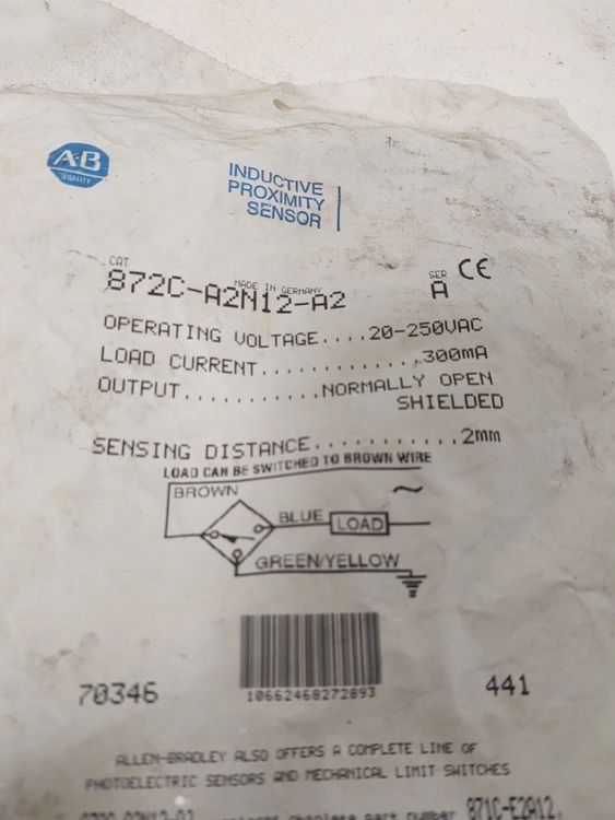 New | in-Stock Allen-Bradley 872C-A2N12-A2 Sensors Kentucky US | Edwards Industrial Repair #1016713