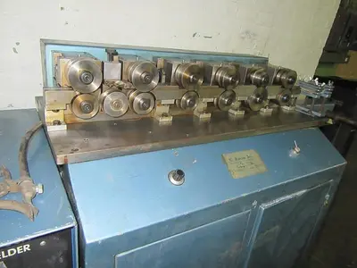 2466-140 N. Ferrara Tube Forming Machine with Welder, Model #056-07-TUBE