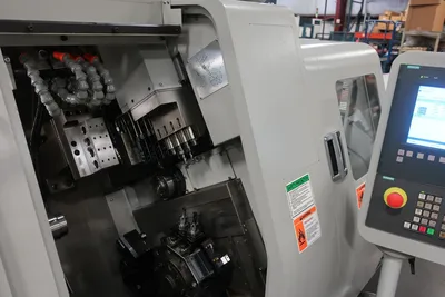 2013 HANWHA STL32H Swiss Type Automatic Screw Machines | Midstate Machinery (4)