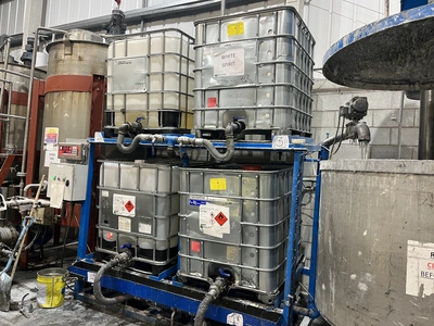 IBC Twin Stack 4 Place Discharge Station.
