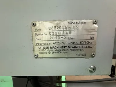 2015 CITIZEN L20E-2M8 CNC Swiss | Machinery Network (22)