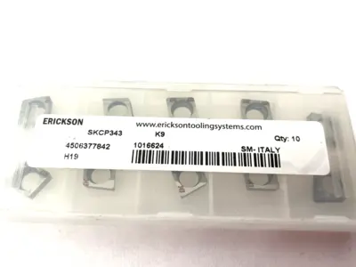 NEW ERICKSON INDEXABLE TURNING INSERT SKCP343 K9