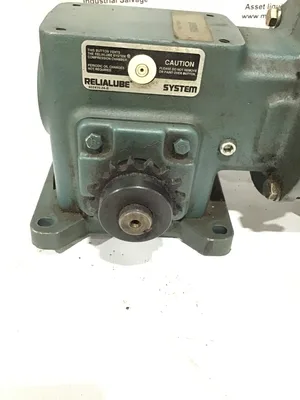 Reliance Electric P14H1448G Three Phase AC Motor with Dodge Tigear Speed Reducer