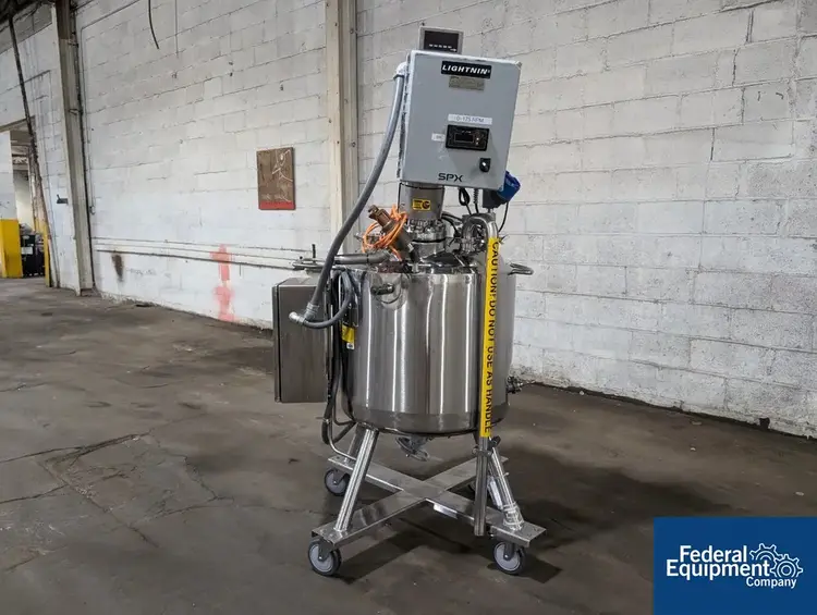 Used Bulling Metal Works 125 Liter Bulling Metal Works Reactor, 316L S/S, 45/75# Reactors Ohio US | Federal Equipment Company #129571
