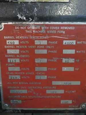 1984 DAVIS STANDARD 150INDS-20 Extrusor de plástico 1 - 1,99" | Perry Equipment (8)