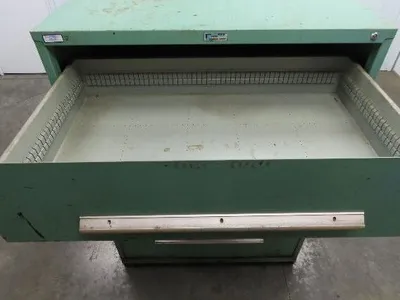 Nu-Era Modular Industrial Tool Storage Cabinet 4 Drawer 45x29x61" Stanley Vidmar