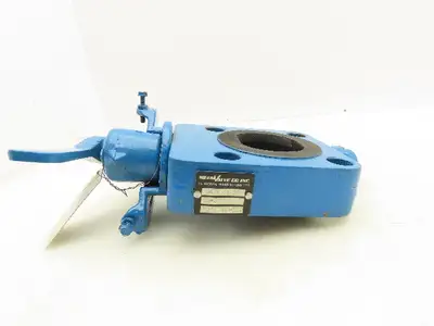 Media Valve Co. WCB-1500WP CS-CS-NR Butterfly Valve 2-3/8" 10" Lock Down Handle