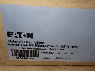 Used 2015 EATON 65A8400G06 Circuit Breaker Parts Ohio US | HGR 24 #763712