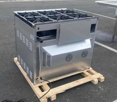 171-0090 36” 6 Burner Gas Range & Oven