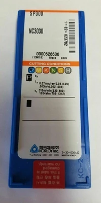 New | in-Stock KORLOY Does Not Apply Carbide Inserts California US | Amiron Machinery #1279448