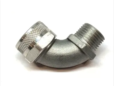 New | in-Stock Remke Cord Grip Less Bushing Aluminum 90 Degrees 1/2" Electrical Fittings Michigan US | Maverick Industrial Sales #1399960