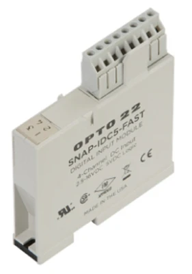 Opto 22 SNAP-IDC5-FAST SNAP 4-Ch High-Speed 2.5-16VDC Digital Discrete Input Mod [New]