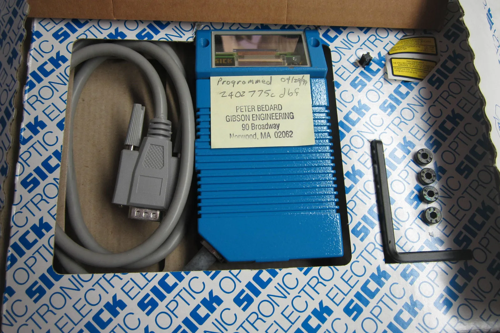 NEW SICK OPTIC CLV220A1010 LASER SCANNER