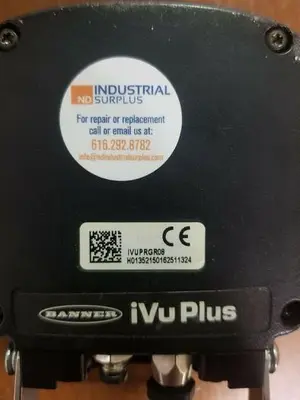 Used BANNER ENGINEERING IVUPRGR08 Automation Control (HMI) | ND Industrial Surplus #1224305