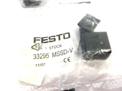 New | in-Stock Festo 33295 Plug Socket Connector Accessories Michigan US | Maverick Industrial Sales #1398188