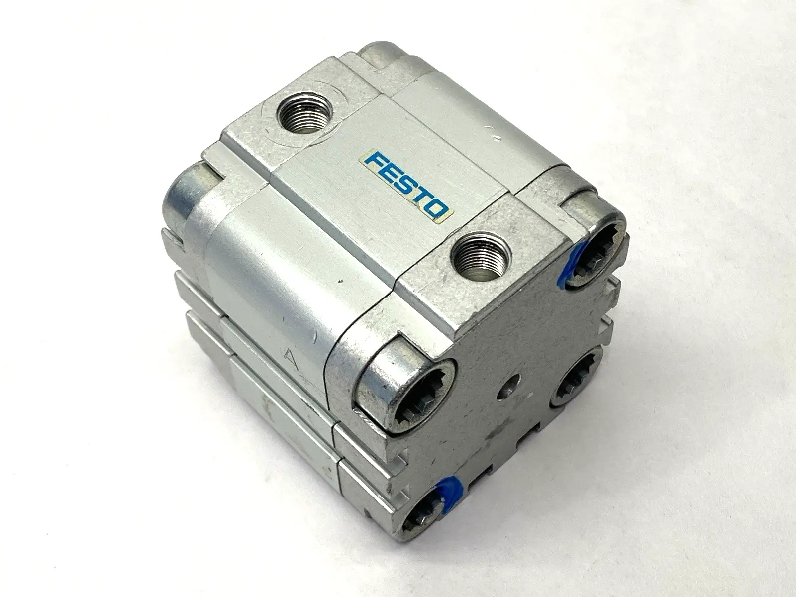 Used FESTO PNEUMATIC COMPACT CYLINDER 40MM BORE 15MM STROKE 156005 Pneumatic Cylinders | Maverick Industrial Sales #1100612
