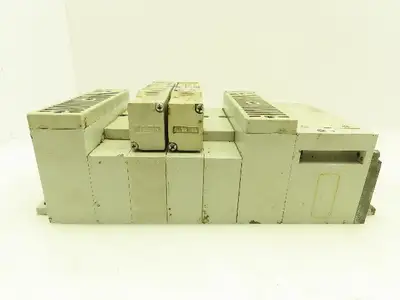 Numatics 2012 Series Pneumatic Solenoid Valve 4-Station Manifold 24VDC