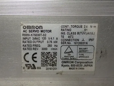 USED OMRON R88MK75030TS2