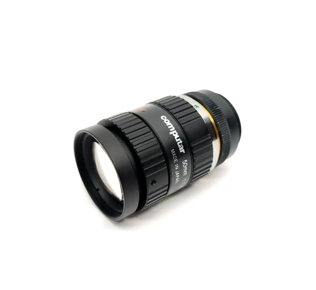 M5018-MP2 | Computar  50mm Fixed Focal Machine Vision Lens 2/3" C-Mount f/1.8 - Used