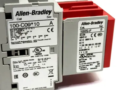 100S-C09D14BC | Allen Bradley  Ser. A Safety Contactor 9A 120VAC - Used