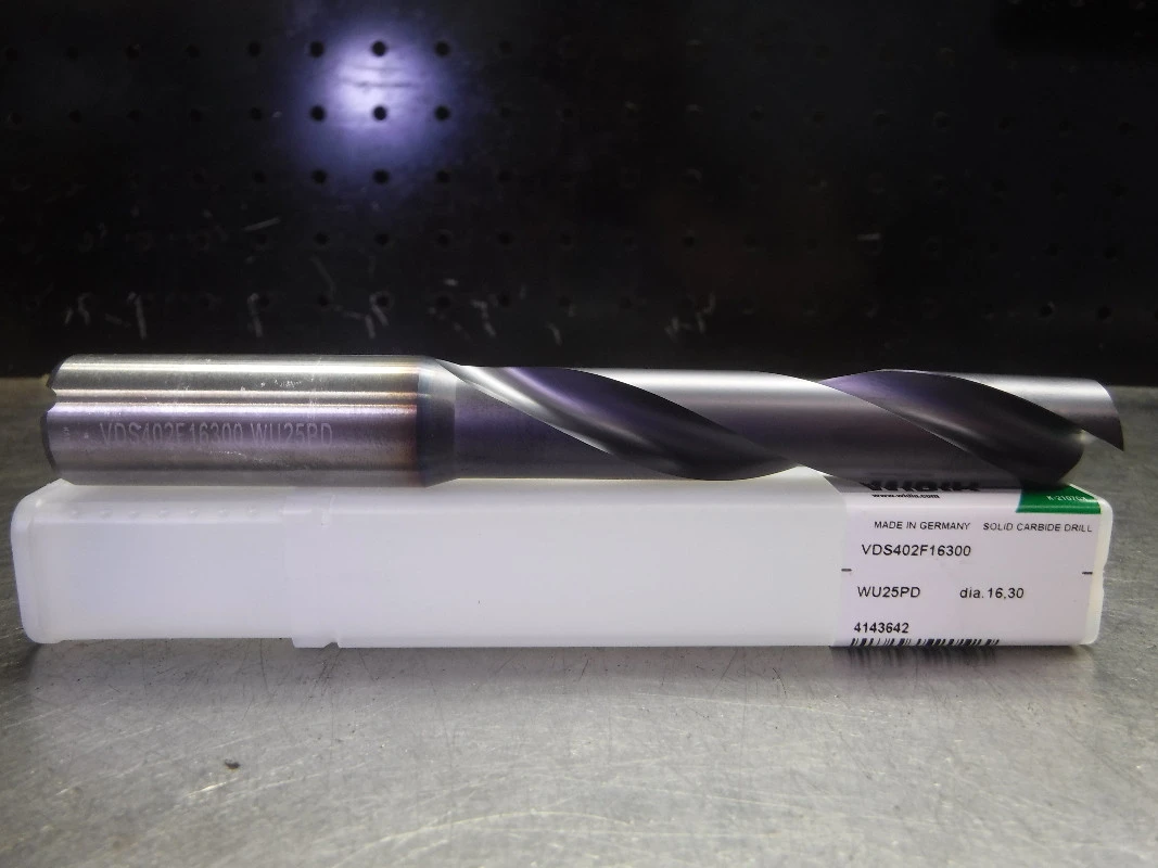 Widia 16.30mm Carbide Drill Coolant Thru VDS402F16300 WU25PD (LOC2743A)