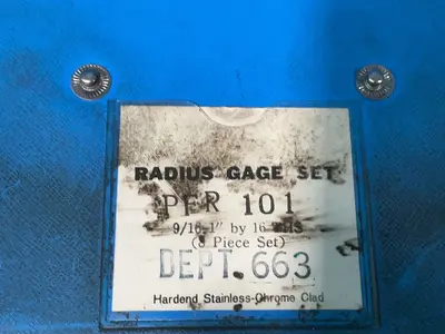 Radius Gage Set  - Pfr 101