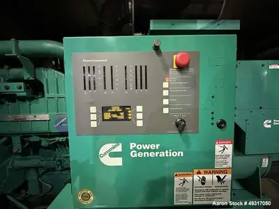 Used Cummins 750 kW Diesel Generator – DQFAA, Tier 2, 480V Capable, UL2085 Tank, Passed Load Test