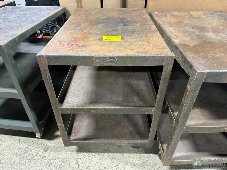 Used _UNKNOWN_ POLLARD STEEL PORTABLE CART 36 IN X 24 IN X 33 IN Tool Carts Illinois US | Heath Industrial Auction Services #1549914