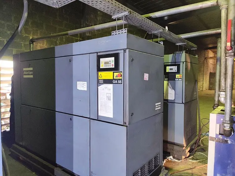 Used ATLAS-COPCO GA 55 + FD 130 Air Compressors (Misc) BE | Apt International N.V #362657
