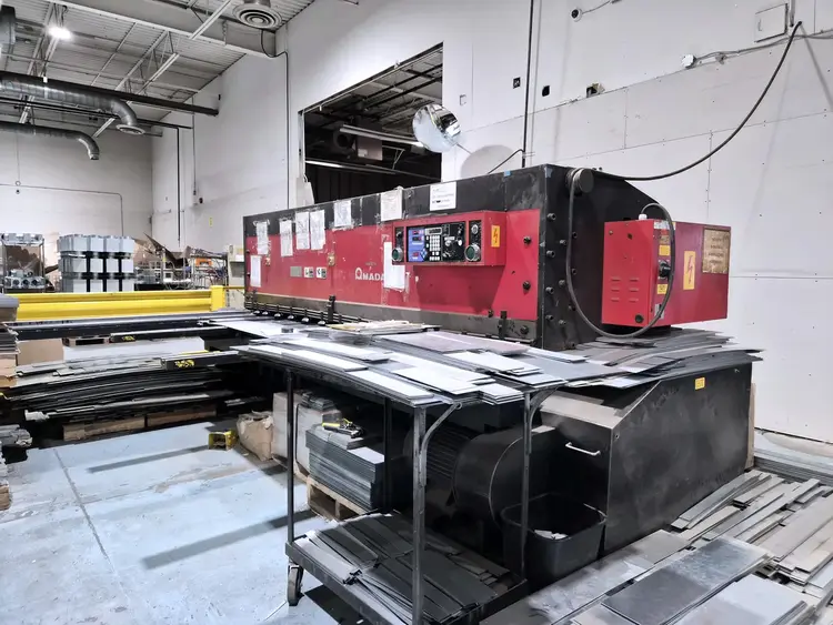 Used 2003 AMADA M3060 Power Squaring Shears (Inch) CA | Machine Tool Bids #775685