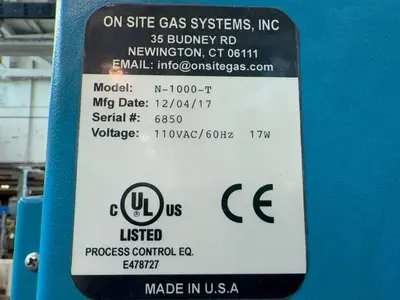 Used 2017 _UNKNOWN_ _UNKNOWN_ Nitrogen Generators Ohio US | HGR 24 #1370314