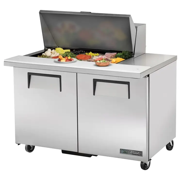 Used True TSSU-48-15M-B-HC Food Prep Tables Illinois US | Falcon Restaurant Supply #1374158