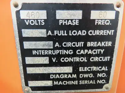 Anson Industries 10 Ton Hydraulic C Frame Press 100 gallon 20hp Power Unit 12"