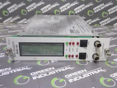 Bently Nevada 3300 Series Dual Velocity Monitor 3300/55-01-04-01-01-00-00-07-00 Used