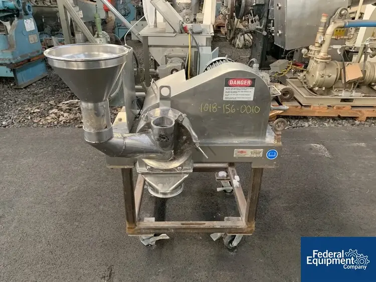 Used Fitzpatrick JT Homoloid Fitzmill, S/S, 5 HP Hammer Mills Ohio US | Federal Equipment Company #126211