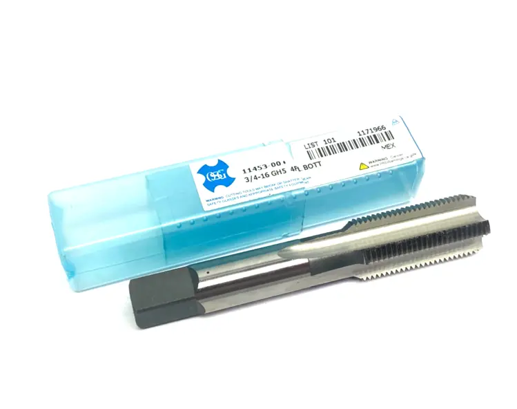 New | in-Stock OSG STRAIGHT FLUTE TAP: 3/4-16 UNF, 4 FLUTE 2B CLASS OF FIT Taps & Dies | Maverick Industrial Sales #1106136